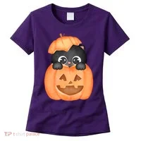 Pumpkin Kitty Cute Halloween Women's T-Shirt thumb 0