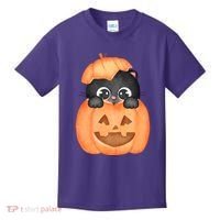 Pumpkin Kitty Cute Halloween Kids T-Shirt thumb 0