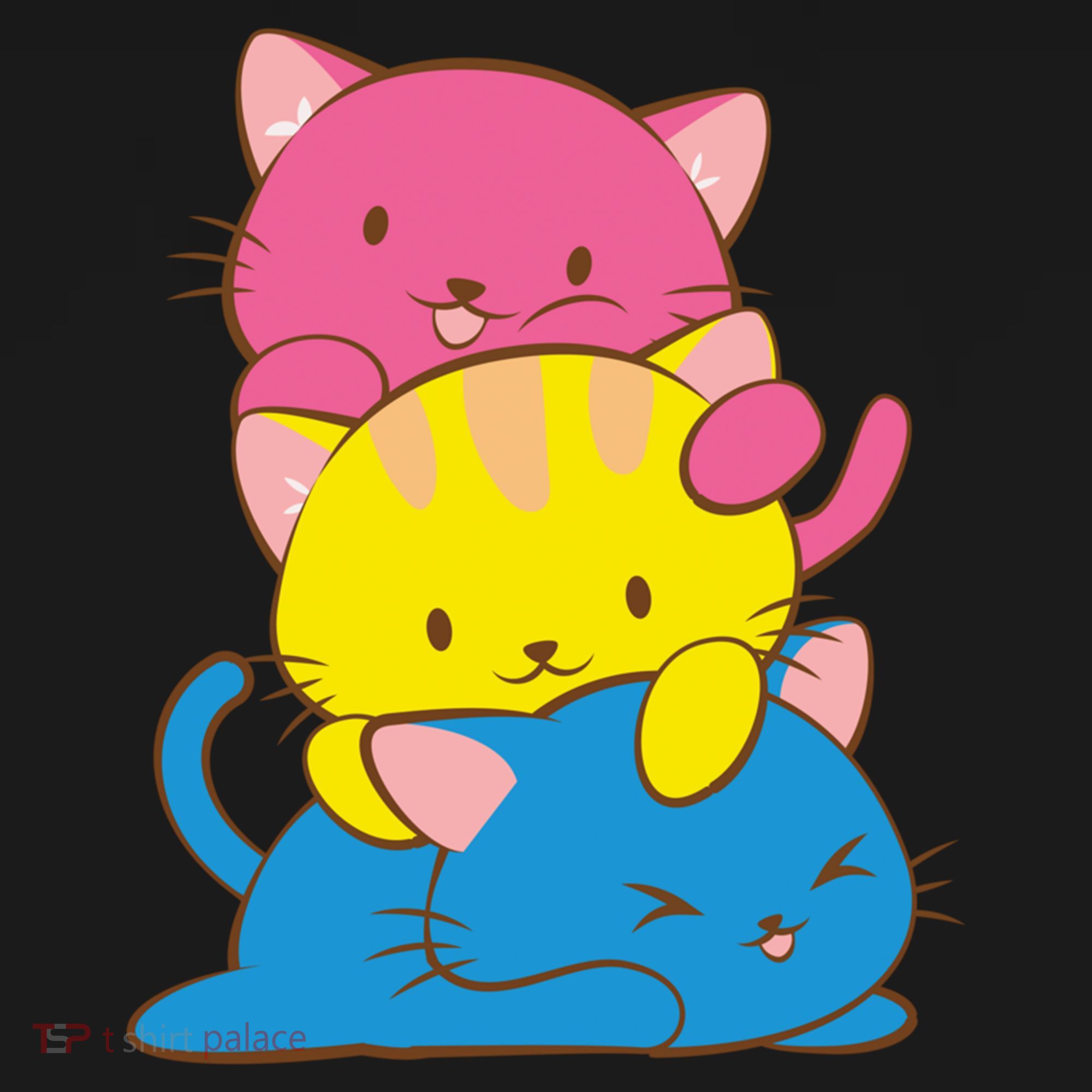 Pansexual Kawaii Cat Anime Art Cute Pan Pride Visor