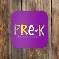 Pre K Dream Team First Day Of School Coaster thumb 0