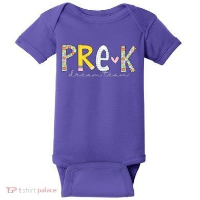 Pre K Dream Team First Day Of School Baby Bodysuit