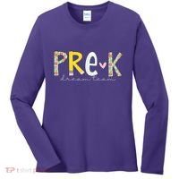 Pre K Dream Team First Day Of School Women's Long Sleeve Shirt thumb 0