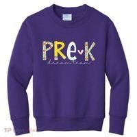 Pre K Dream Team First Day Of School Kids Sweatshirt thumb 0