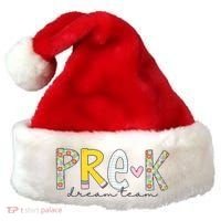 Pre K Dream Team First Day Of School Santa Hat thumb 0