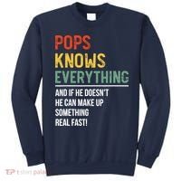 Pops Knows Everything Father's Day Pops Sweatshirt thumb 0