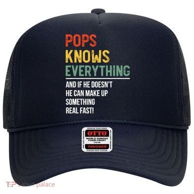 Pops Knows Everything Father's Day Pops Hat