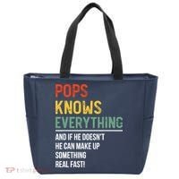 Pops Knows Everything Father's Day Pops Tote Bag thumb 0
