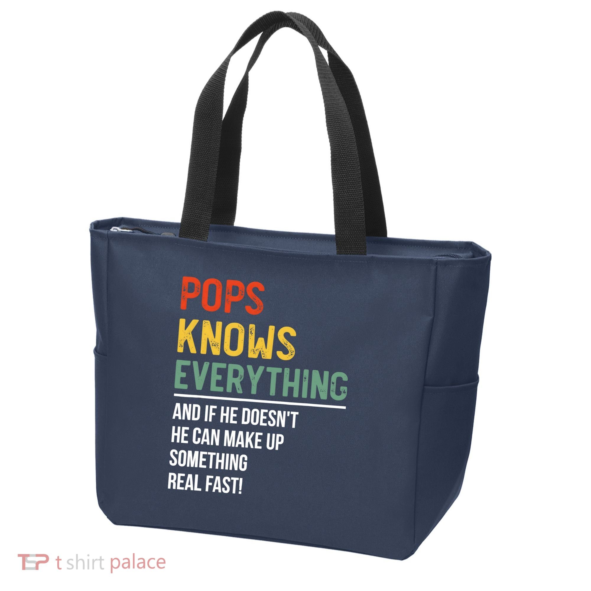 Pops Knows Everything Father's Day Pops Tote Bag