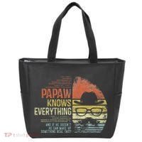 Papaw Knows Everything Funny Papaw Gag Gifts Birthday Tote Bag thumb 0