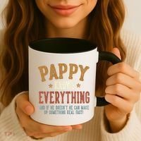 Pappy Knows Everything Humorous FatherS Day Pappy Coffee Mug thumb 3