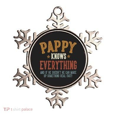 Pappy Knows Everything Humorous FatherS Day Pappy Ornament