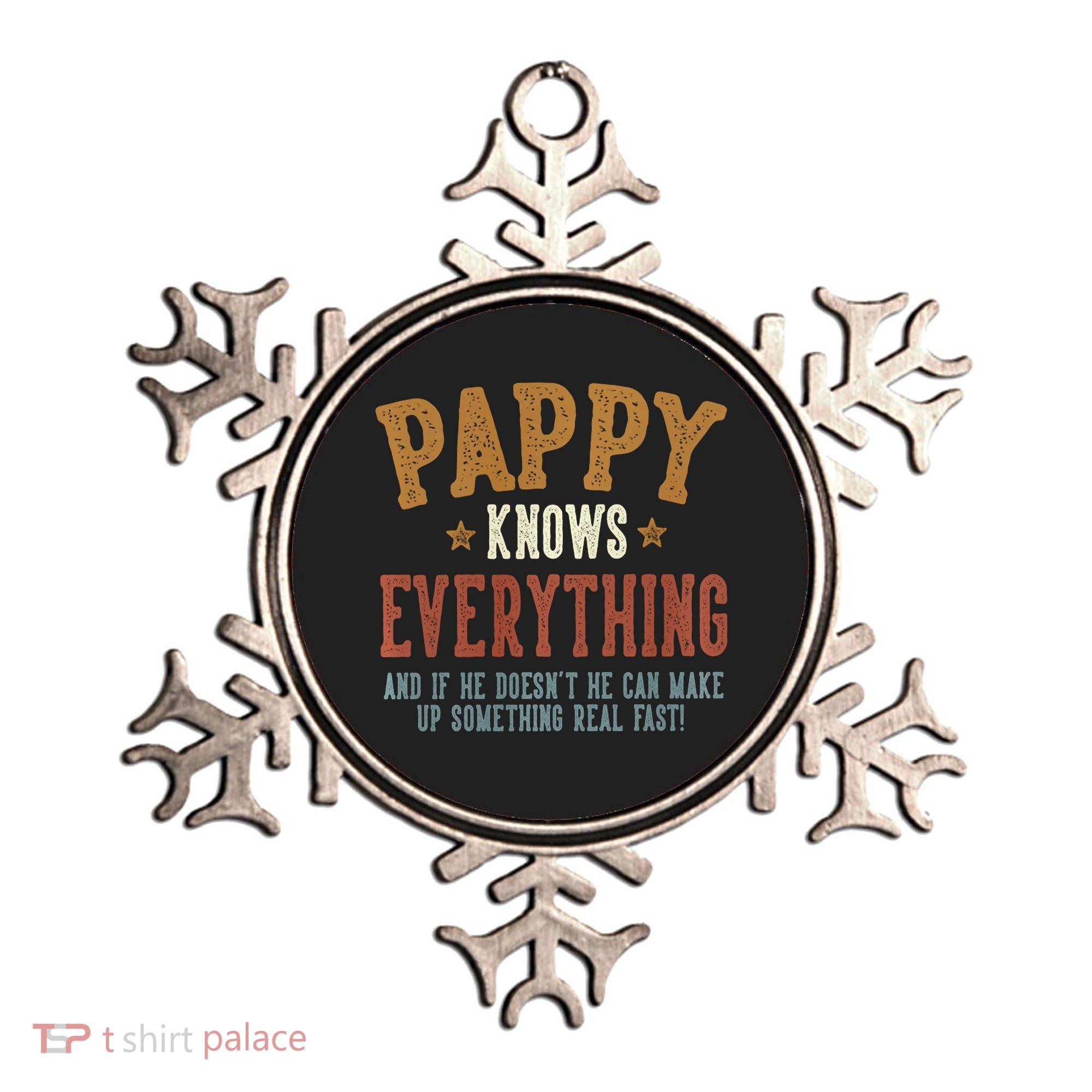 Pappy Knows Everything Humorous FatherS Day Pappy Ornament