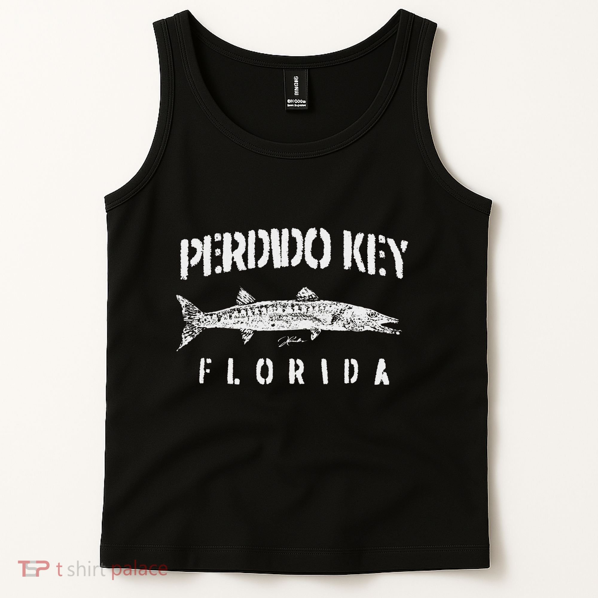 Perdido Key Fl Great Barracuda Tank Top