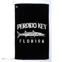Perdido Key Fl Great Barracuda Golf Towel thumb 0