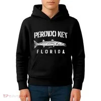 Perdido Key Fl Great Barracuda Kids Hoodie thumb 4