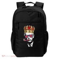 Party King Funny Coronation King Charles Union Jack & Crown Backpack thumb 0