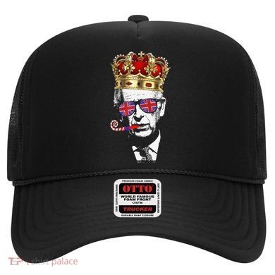 Party King Funny Coronation King Charles Union Jack & Crown Hat
