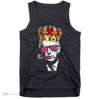 Party King Funny Coronation King Charles Union Jack & Crown Tank Top