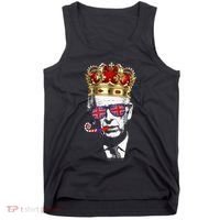 Party King Funny Coronation King Charles Union Jack & Crown Tank Top thumb 0