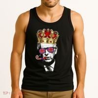 Party King Funny Coronation King Charles Union Jack & Crown Tank Top thumb 3