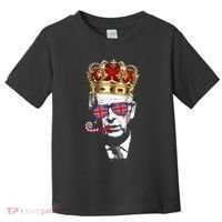 Party King Funny Coronation King Charles Union Jack & Crown Toddler T-Shirt thumb 0