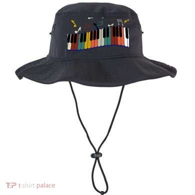 Piano Keyboard For Piano Player Keyboardist Gift Bucket Hat