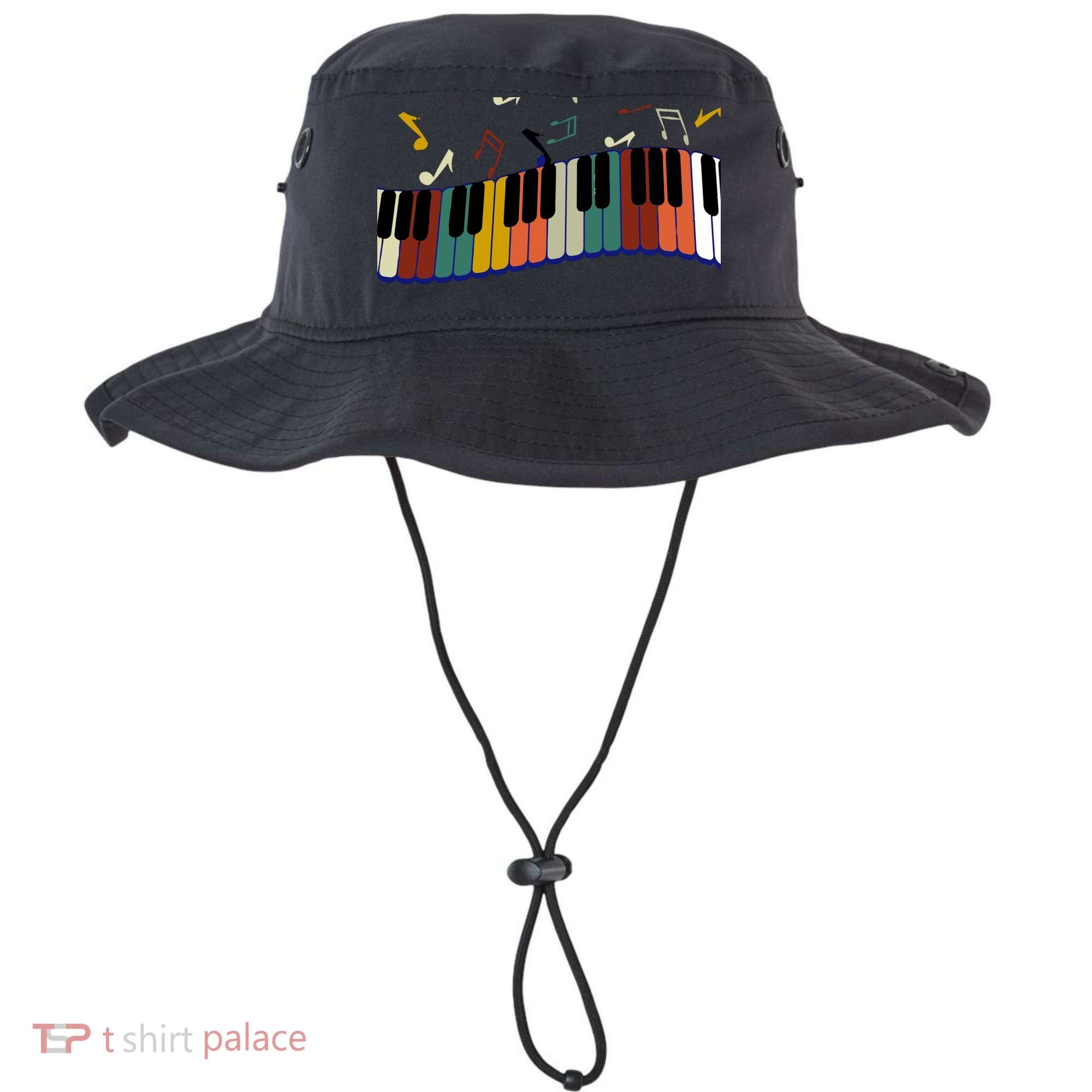 Piano Keyboard For Piano Player Keyboardist Gift Bucket Hat