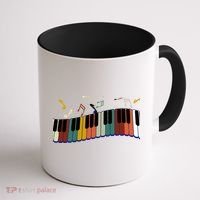 Piano Keyboard For Piano Player Keyboardist Gift Coffee Mug thumb 1
