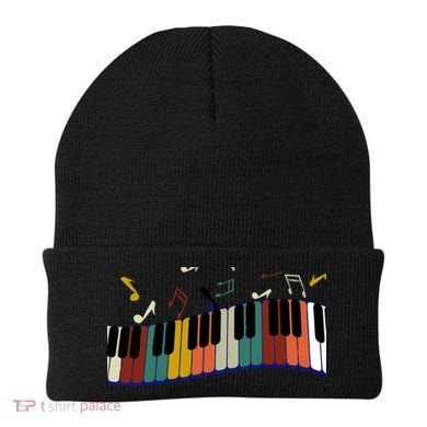 Piano Keyboard For Piano Player Keyboardist Gift Beanie