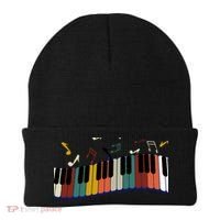 Piano Keyboard For Piano Player Keyboardist Gift Beanie thumb 0