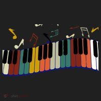 Piano Keyboard For Piano Player Keyboardist Gift Hat thumb 2