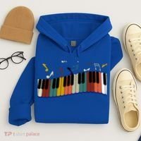 Piano Keyboard For Piano Player Keyboardist Gift Hoodie thumb 4
