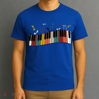 Piano Keyboard For Piano Player Keyboardist Gift T-Shirt thumb 3