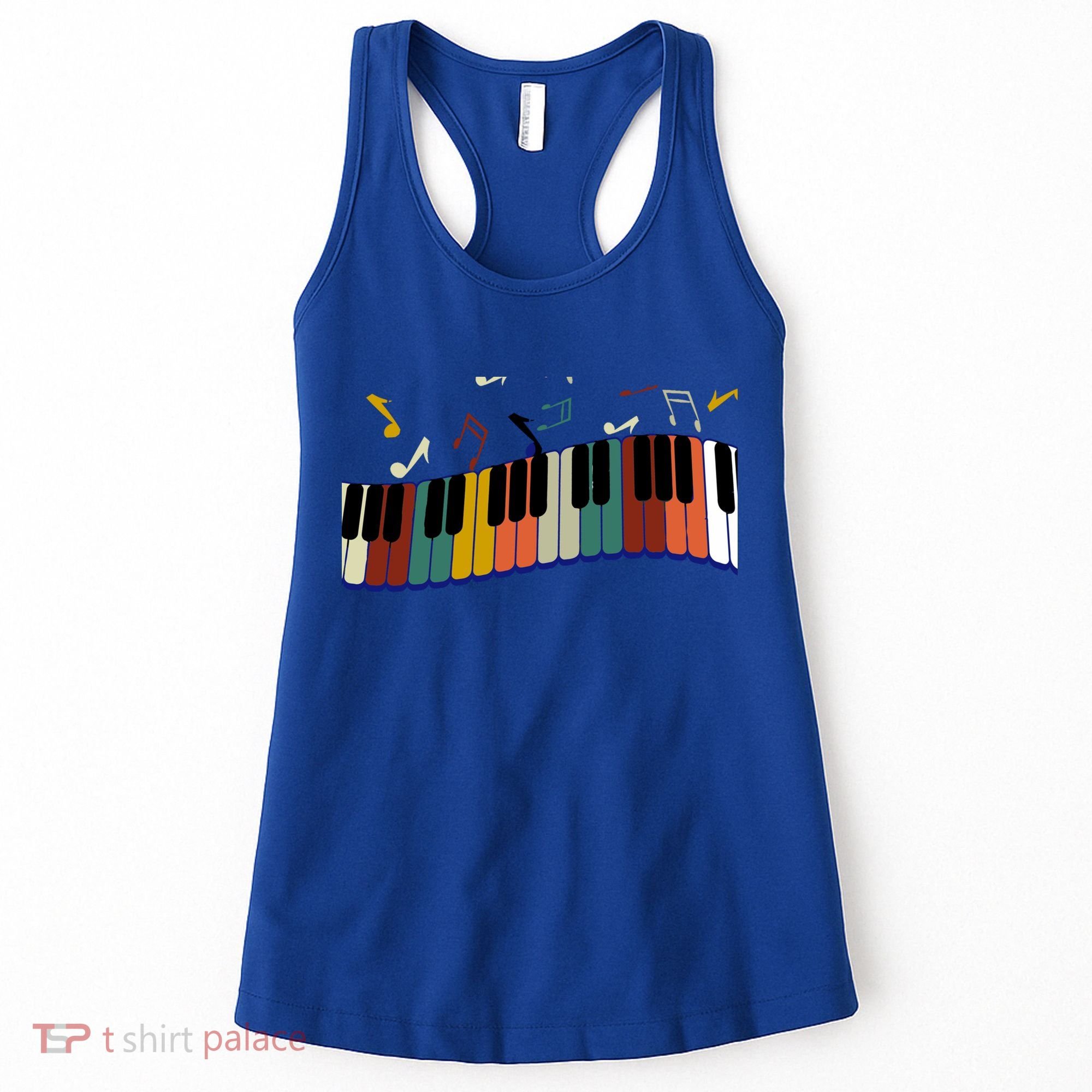 Piano Keyboard For Piano Player Keyboardist Gift Women's Tank Top