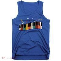 Piano Keyboard For Piano Player Keyboardist Gift Tank Top thumb 0