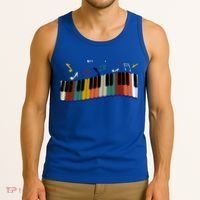 Piano Keyboard For Piano Player Keyboardist Gift Tank Top thumb 3