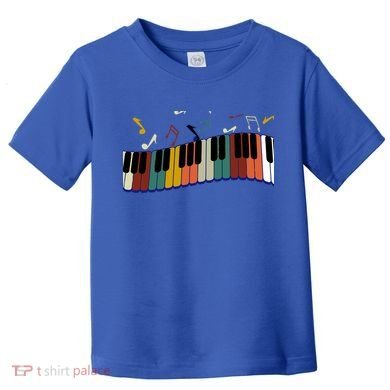 Piano Keyboard For Piano Player Keyboardist Gift Toddler T-Shirt