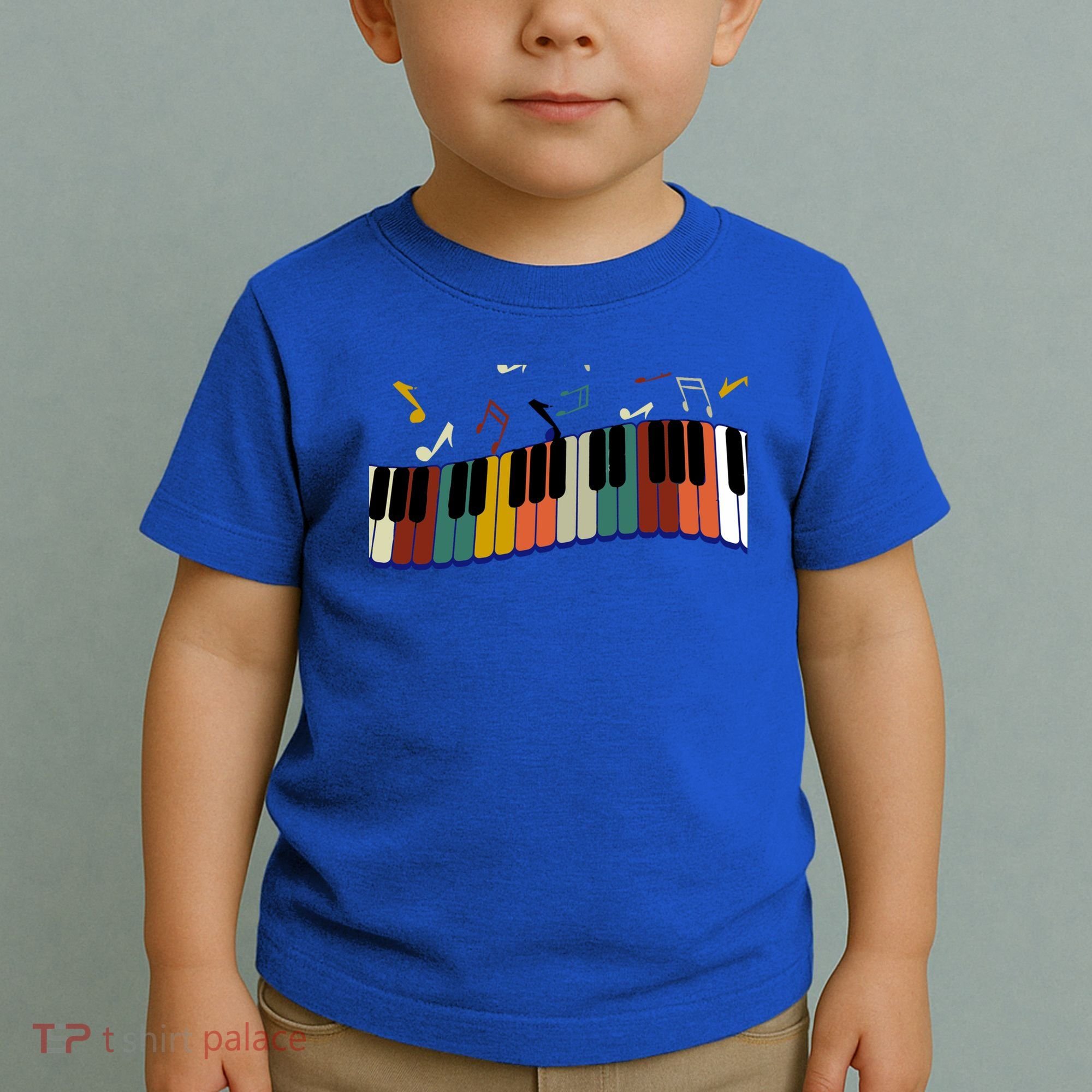 Piano Keyboard For Piano Player Keyboardist Gift Toddler T-Shirt
