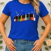 Piano Keyboard For Piano Player Keyboardist Gift Women's T-Shirt thumb 2