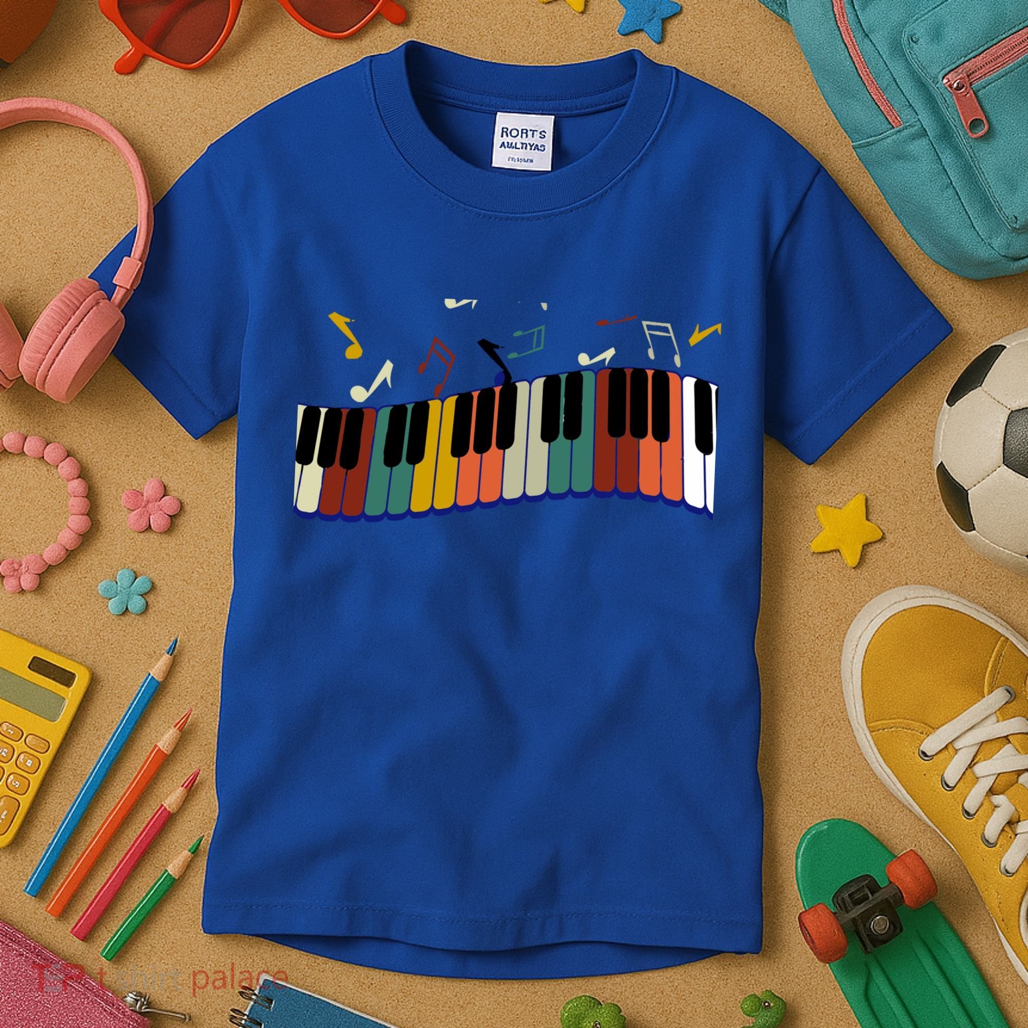 Piano Keyboard For Piano Player Keyboardist Gift Kids T-Shirt
