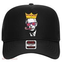 Party King Funny Coronation King Charles Union Jack & Crown Hat thumb 0