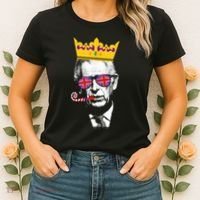 Party King Funny Coronation King Charles Union Jack & Crown Women's T-Shirt thumb 2