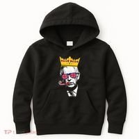 Party King Funny Coronation King Charles Union Jack & Crown Kids Hoodie thumb 0