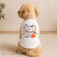 Pumpkin Kisses Harvest Wishes Doggie Tank thumb 2