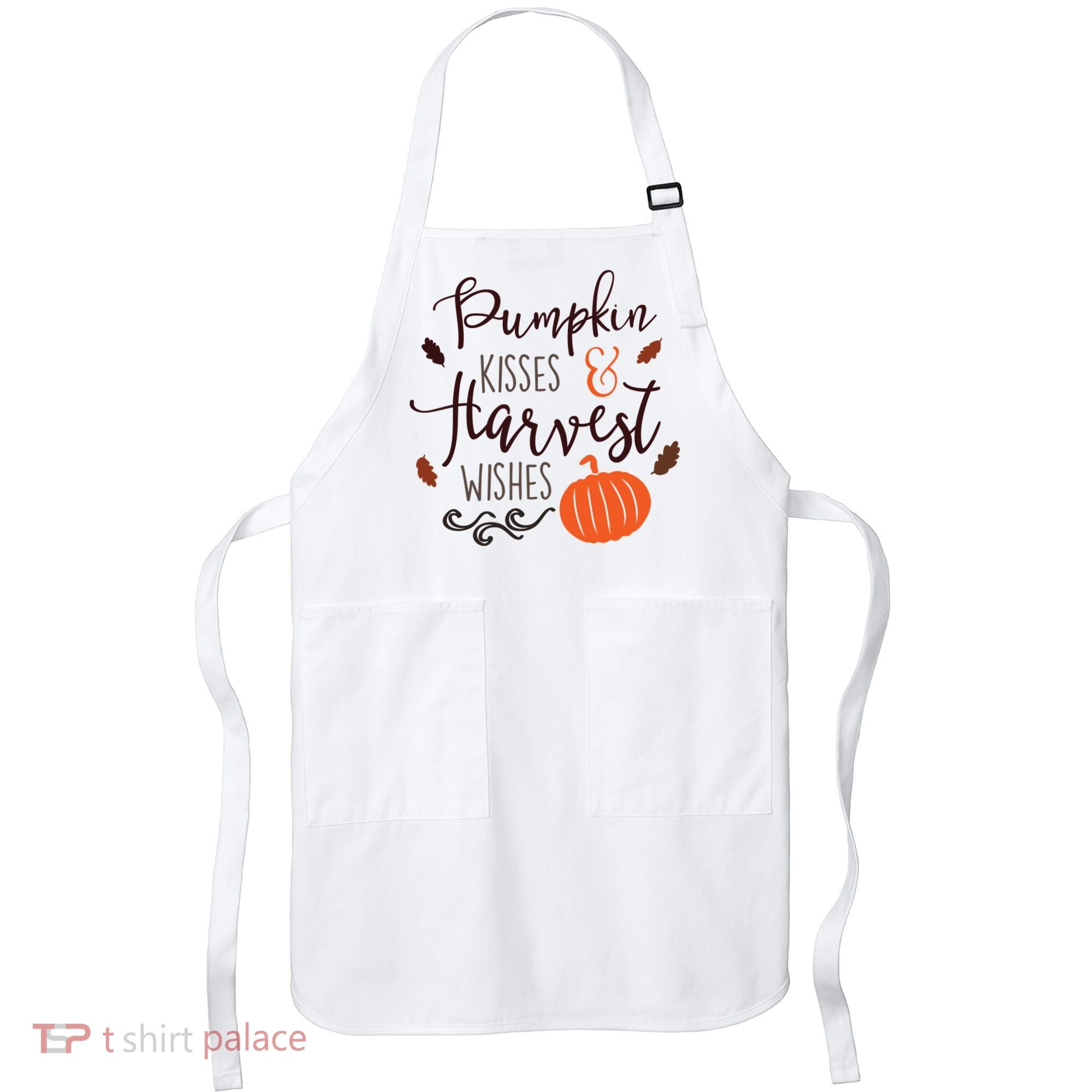 Pumpkin Kisses Harvest Wishes Apron