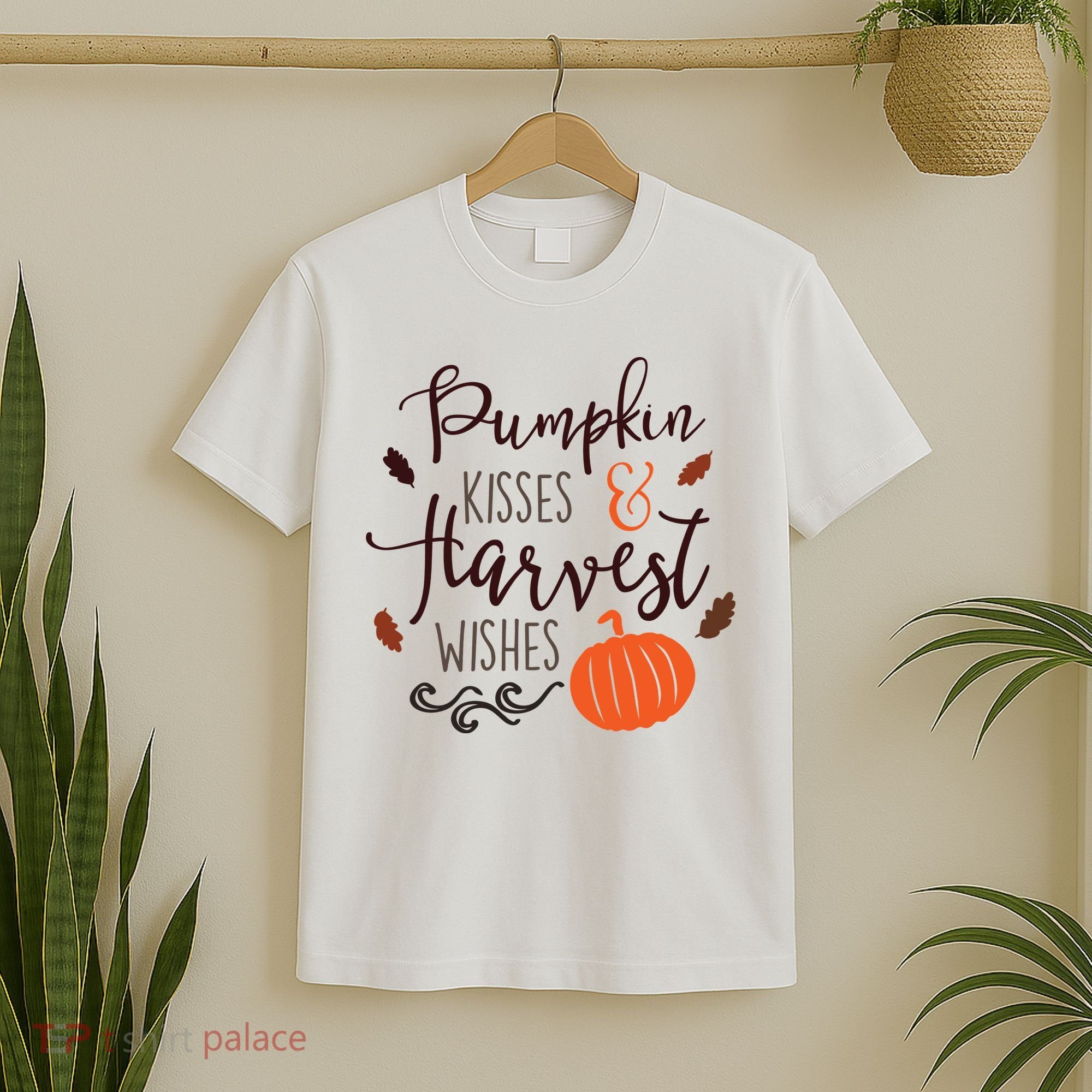 Pumpkin Kisses Harvest Wishes T-Shirt