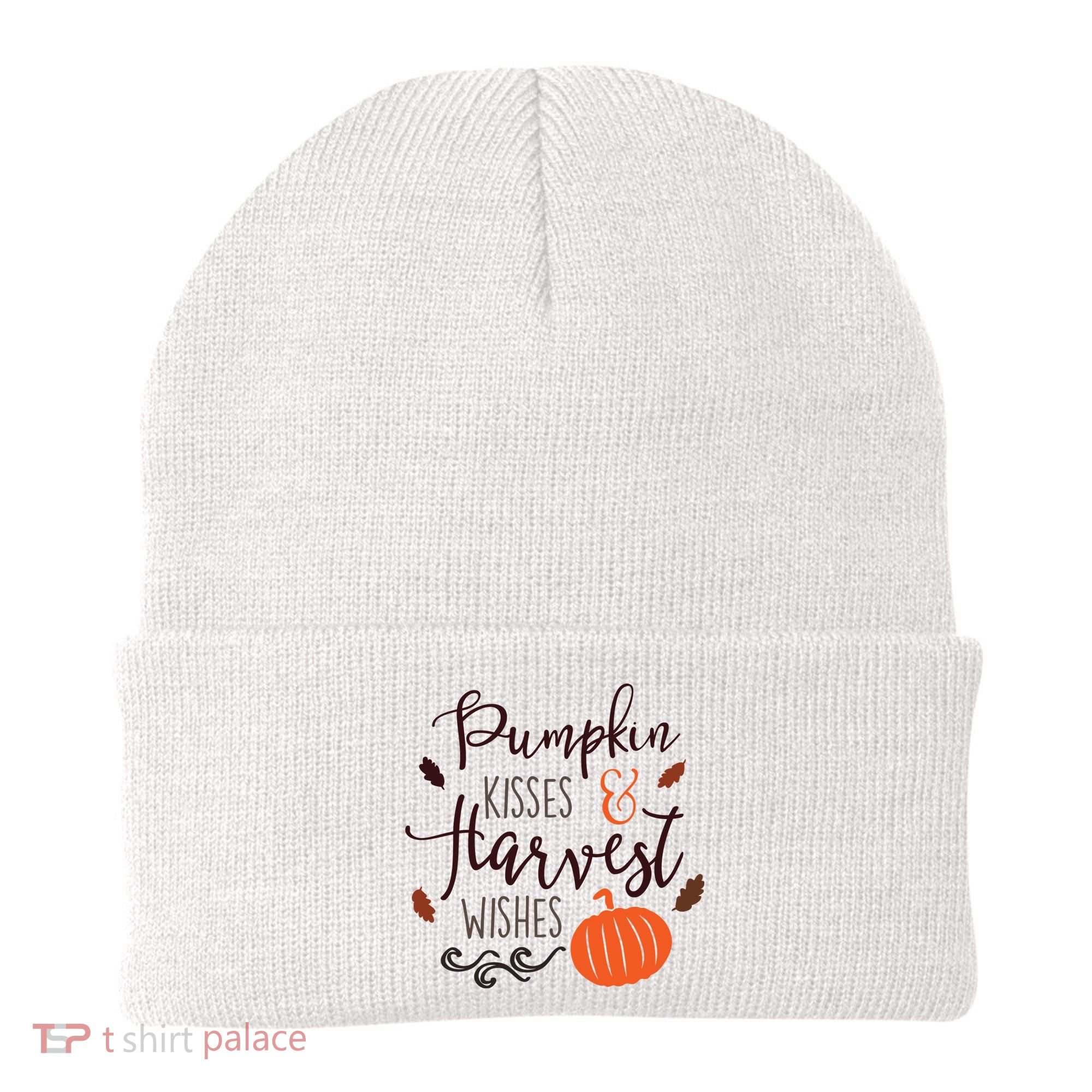Pumpkin Kisses Harvest Wishes Beanie