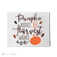 Pumpkin Kisses Harvest Wishes Mousepad thumb 0