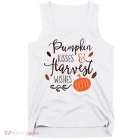 Pumpkin Kisses Harvest Wishes Tank Top thumb 0