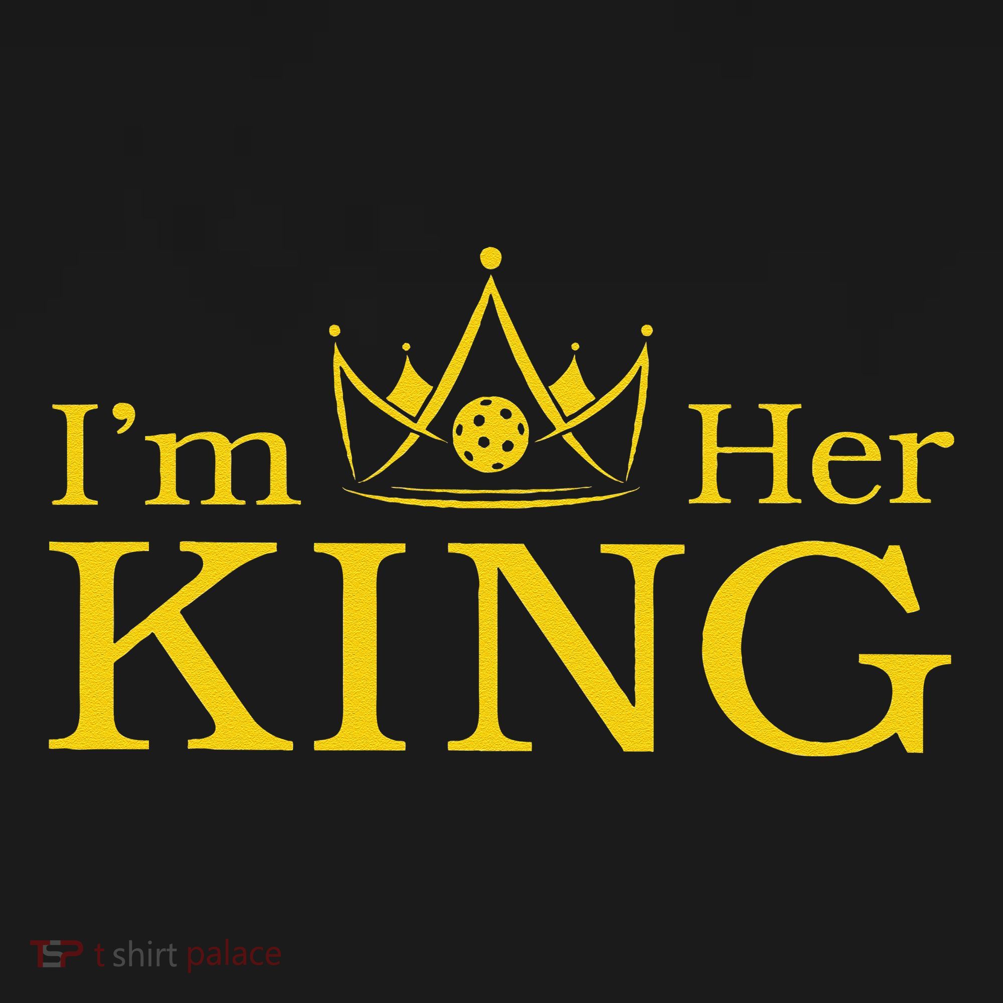 Pickleball King IM His Queen IM Her King Couple Backpack